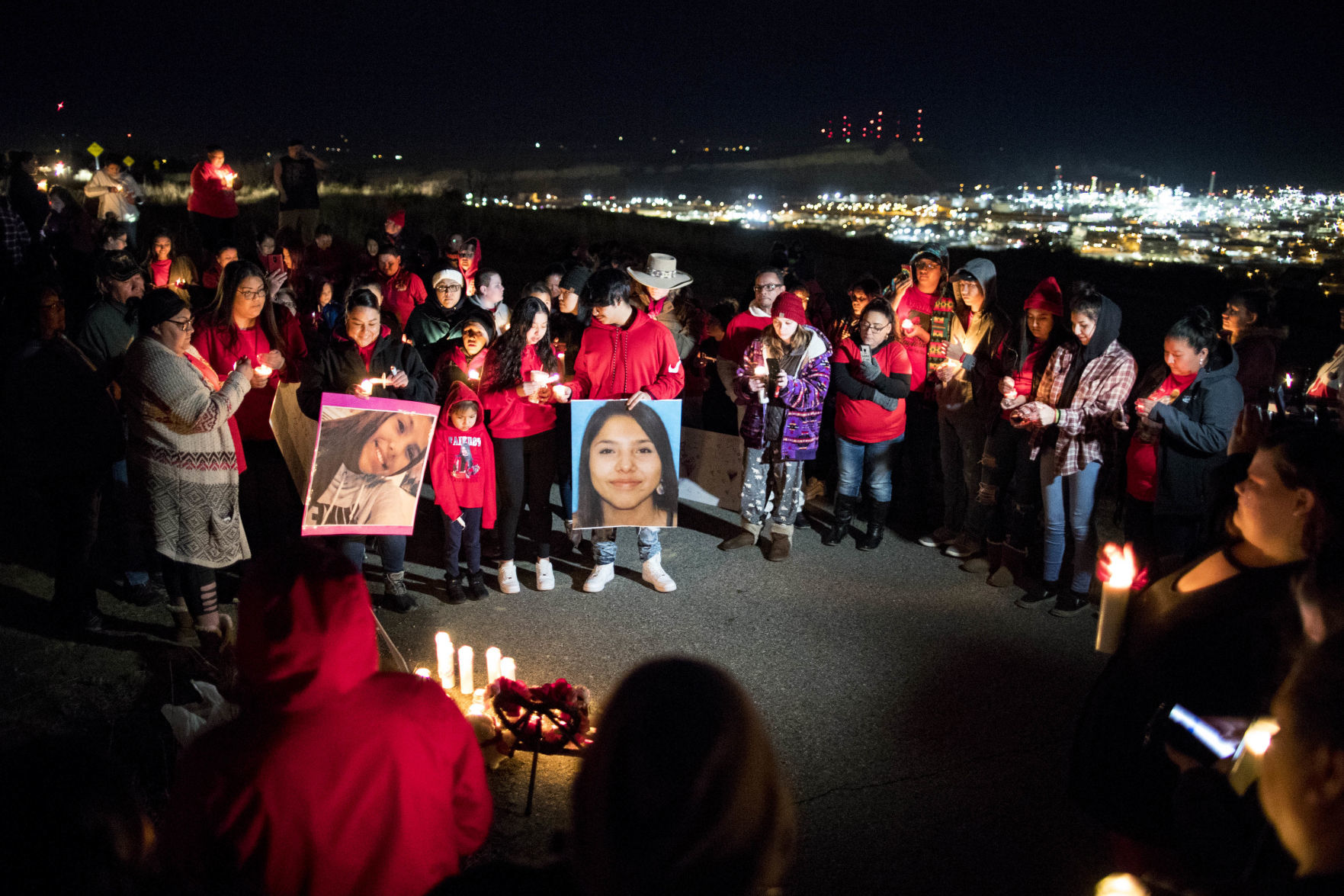 Candlelight vigil
